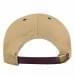 Khaki-Navy Twill Back Contrast Eyelets Leather Strap