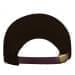 Black-Purple Twill Back Contrast Eyelets Leather Strap