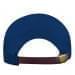 Navy-Royal Blue Twill Back Contrast Eyelets Leather Strap