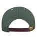 Dark Gray-White Twill Back Contrast Eyelets Leather Strap