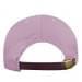 Pink-White Twill Back Contrast Eyelets Leather Strap