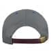 Light Gray-Navy Twill Back Contrast Eyelets Leather Strap