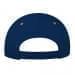 Navy-Orange Twill Back Contrast Eyelets Snapback