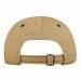 Khaki-Hunter Green Twill Back Contrast Eyelets Polo Strap