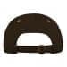 Black-Khaki Twill Back Contrast Eyelets Polo Strap