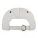 White-Black Twill Back Contrast Eyelets Polo Strap