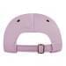 Pink-Black Twill Back Contrast Eyelets Polo Strap