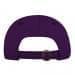 Purple-Black Twill Back Contrast Eyelets Polo Strap