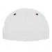 White-Red Twill Back Contrast Eyelets Stretchfit