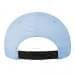 Light Blue-Red Wool Snapback Flat Brim, Back Image