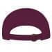 Burgundy Twill Back Eyelets Polo Strap