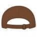 Brown Twill Back Eyelets Polo Strap