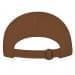 Brown-White Ripstop Slide Buckle Skate Hat, Back Image