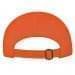 Orange Twill Back Eyelets Polo Strap