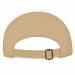 Khaki Twill Back Eyelets Polo Strap