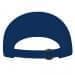 Navy-White Organic Slide Buckle Skate Hat, Back Image