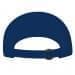 Navy-Red Ripstop Slide Buckle Skate Hat, Back Image