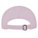 Pink Twill Back Eyelets Polo Strap