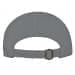 Light Gray Twill Back Eyelets Polo Strap