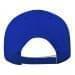 Royal Blue-Red Wool Velcro Skate Hat, Back Image