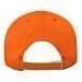 Blaze Orange Twill Back Eyelets Velcro Strap