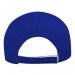 Royal Blue-Light Gray Domestic Velcro Dad Cap BACK Image