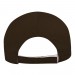 Black-Red Domestic Velcro Skate Cap BACK Image