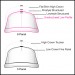 Dark Gray-Black Domestic Snapback Dad Cap SHAPE Image