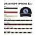 Stock Black Trucker Meshback Snapback Cord