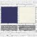 Royal Blue-White Wool Serge Swatches