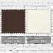 Brown-White Wool Leather Prostyle, Swatch