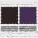 Black-Purple Wool Serge Swatches