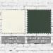 White-Hunter Green Wool Serge Swatches