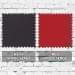 Navy-Red Wool Leather Prostyle, Swatch