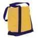 USA Made Nylon Poly Boat Tote Bags, Gold-Purple, XAACL1UA4K