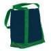 USA Made Canvas Fashion Tote Bags, Navy-Kelly Green, XAACL1UACH
