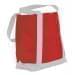 USA Made Canvas Fashion Tote Bags, Red-White, XAACL1UAEP