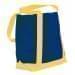 USA Made Canvas Fashion Tote Bags, Royal Blue-Gold, XAACL1UAFQ