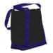 USA Made Canvas Fashion Tote Bags, Black-Purple, XAACL1UAHK