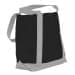 USA Made Canvas Fashion Tote Bags, Black-Grey, XAACL1UAHN