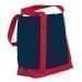 USA Made Nylon Poly Boat Tote Bags, Navy-Red, XAACL1UAWL