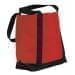 USA Made Nylon Poly Boat Tote Bags, Red-Black, XAACL1UAZC