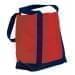 USA Made Nylon Poly Boat Tote Bags, Red-Navy, XAACL1UAZI
