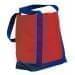 USA Made Nylon Poly Boat Tote Bags, Red-Royal Blue, XAACL1UAZM