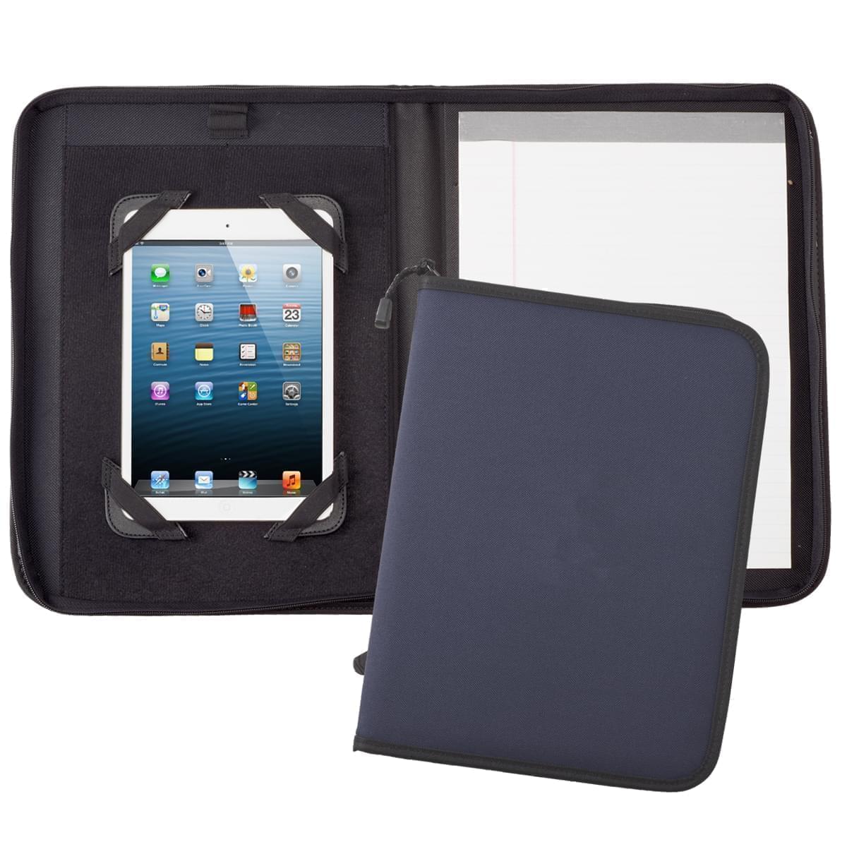 Faux Leather Vinyl, Nylon Custom Zipper Tablet Folios USA