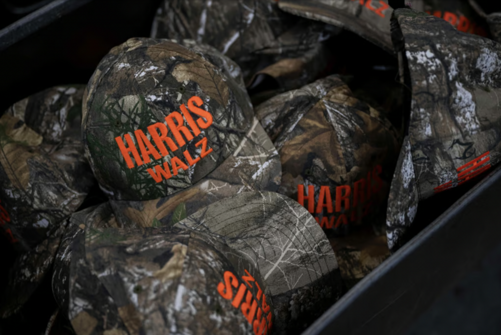 harris walz hats